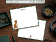 Load image into Gallery viewer, Nova Scotia Toller Stationery | Personalized Monogram Note Cards