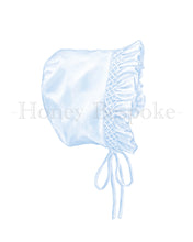 Load image into Gallery viewer, Watercolor Heirloom Dress and Bonnet Monogram Nursery Art