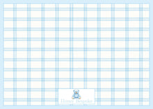 Load image into Gallery viewer, Blue Baby Birth Announcement | Monogram Photo Card | Printed or Digital