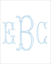 Load image into Gallery viewer, Watercolor Heirloom Dress and Bonnet Monogram Nursery Art