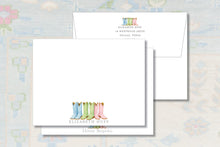 Load image into Gallery viewer, Cowgirl Boot Stationery | Texas Personalized Notecards