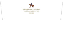 Load image into Gallery viewer, Equestrian Stationery Set | Horse Notecards | Personalized Horse Gift