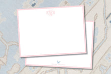 Load image into Gallery viewer, Personalized Monogram Stationery | Classy Women's Note Cards
