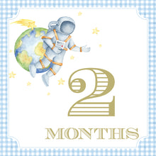 Load image into Gallery viewer, Preppy and Classic Boy Watercolor Milestone Cards