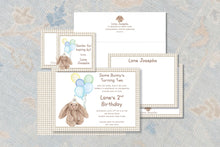 Load image into Gallery viewer, Jellycat Bunny Birthday Invitation | Some Bunny Party Invite