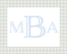 Load image into Gallery viewer, Boy Monogram Nursery Art | Watercolor Rocking Horse and Bow