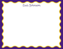 Load image into Gallery viewer, Personalized Louisiana State University Inspired Stationery