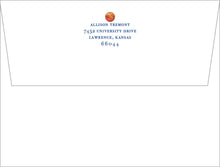 Load image into Gallery viewer, Personalized University of Kansas Inspired Stationery
