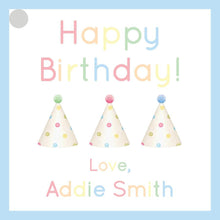 Load image into Gallery viewer, Kids Rainbow Birthday Gift Tags | Happy Birthday Personalized Stickers