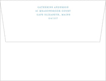 Load image into Gallery viewer, Personalized Blue Floral Stationery | Chinoiserie Peony Note Cards