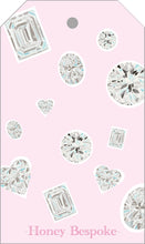 Load image into Gallery viewer, Personalized Valentine Gift Tags | Sparkle Valentine Tags With Custom Name