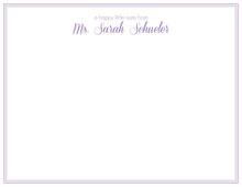 Load image into Gallery viewer, Custom Stationery | Personalized Colored Cards | Ladies Thank You Cards