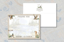Load image into Gallery viewer, One Lucky Duck Thank You Cards | Mallard Duckling Shower Notes
