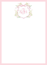 Load image into Gallery viewer, Grandmillennial Stationery | Pink Watercolor Floral Note Cards