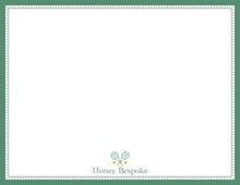 Load image into Gallery viewer, Personalized Tennis Stationery | Kids Tennis Notecards | Thank You Notes