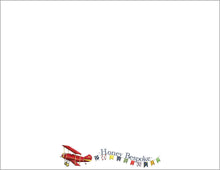 Load image into Gallery viewer, Personalized Airplane Stationery | Plane Boy Thank You Cards