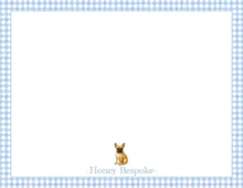 Load image into Gallery viewer, French Bulldog Notecards | Watercolor Frenchie Personalized Stationery
