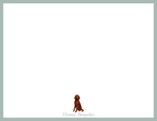 Load image into Gallery viewer, Personalized Irish Setter Stationery | Dog Thank You Notes