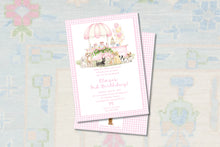 Load image into Gallery viewer, Let’s Pawty! A Puppy Birthday Invitation for Girls