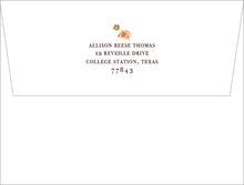 Load image into Gallery viewer, Personalized Texas AM Stationery - Aggie Thank You Cards and Gifts