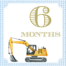 Load image into Gallery viewer, Preppy and Classic Boy Watercolor Milestone Cards