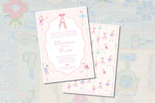 Load image into Gallery viewer, Watercolor Ballerina Birthday Invitation | Pink Ballet Party Invite