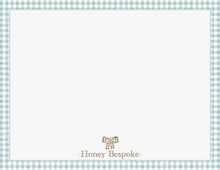 Load image into Gallery viewer, Duckling Baby Shower Thank You Cards | Gingham Stationery