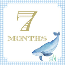 Load image into Gallery viewer, Preppy and Classic Boy Watercolor Milestone Cards