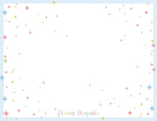 Load image into Gallery viewer, Rainbow Star Stationery | Colorful Celestial Notecards | Personalized Note Set