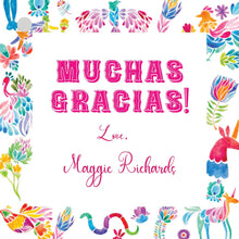 Load image into Gallery viewer, Otomi Fiesta Gift Tags | Cinco de Mayo Stickers | Mexican Enclosure Cards