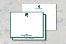 Load image into Gallery viewer, Personalized Michigan State University Inspired Stationery