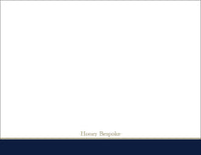 Load image into Gallery viewer, Personalized Men’s Stationery | Classic Navy Notecards | Simple Notes