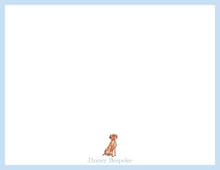 Load image into Gallery viewer, Personalized Vizsla Stationery | Vizsla Notecards | Dog Thank You Cards