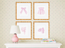 Load image into Gallery viewer, Girl Nursery Wall Art Set | Watercolor Nursery Prints | Baby Girls Decor