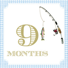 Load image into Gallery viewer, Preppy and Classic Boy Watercolor Milestone Cards