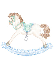 Load image into Gallery viewer, Watercolor Boy Nursery Art Set | Preppy Southern Nursery Prints