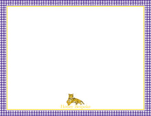 Load image into Gallery viewer, LSU Tigers Stationery | Personalized Louisiana State University Graduation Gifts