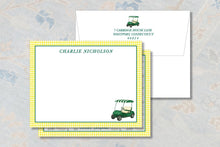 Load image into Gallery viewer, Yellow Masters Thank You Notes | Hole In One Golf Stationery