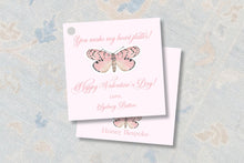 Load image into Gallery viewer, Printable Galentines Day Butterfly Gift Tags - Digital Valentines Cards