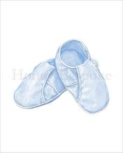Load image into Gallery viewer, Blue Watercolor Baby Boy Nursery Art | Classic Southern Monogram Prints