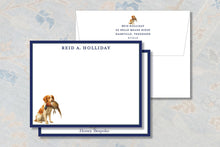 Load image into Gallery viewer, Brittany Spaniel Stationery | Personalized Hunting Dog Notecards | Gift for Hunters