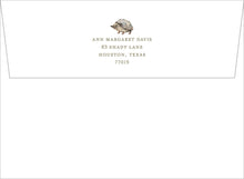 Load image into Gallery viewer, Hedgehog Stationery / Cute Hedgehog Thank You Notes / Personalized Hedgehog Stationery / Woodlands Themed Stationery / Hedgehog Notecards