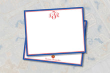 Load image into Gallery viewer, Personalized University of Kansas Inspired Stationery
