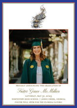 Load image into Gallery viewer, Florida Gators Graduation Announcement