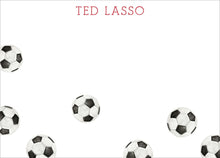 Load image into Gallery viewer, Soccer Stationery | Futbol Custom Thank You Cards for Kids