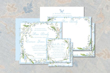 Load image into Gallery viewer, Baby Boy Lily of the Valley Invitation | Shower & Baptism Invite