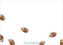 Load image into Gallery viewer, Football Stationery | Personalized Football Notecards | Camp Stationery for Boys