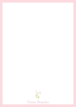 Load image into Gallery viewer, Grandmillennial Stationery | Pink Watercolor Floral Note Cards