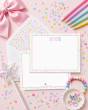 Load image into Gallery viewer, Rainbow Stationery Set | Camp Notecards For Girls