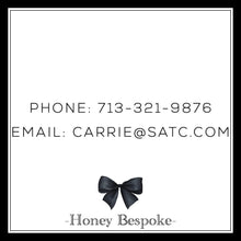 Load image into Gallery viewer, Personalized Calling Cards | Monogram Bow | Gift Enclosure Card | For Women